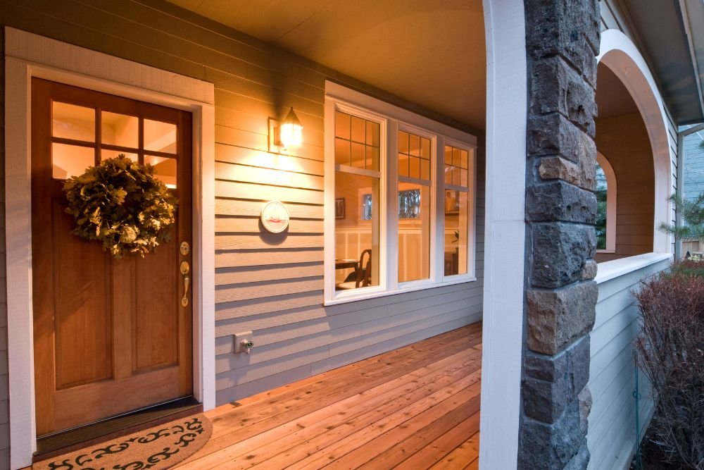 Updated Wood Porch