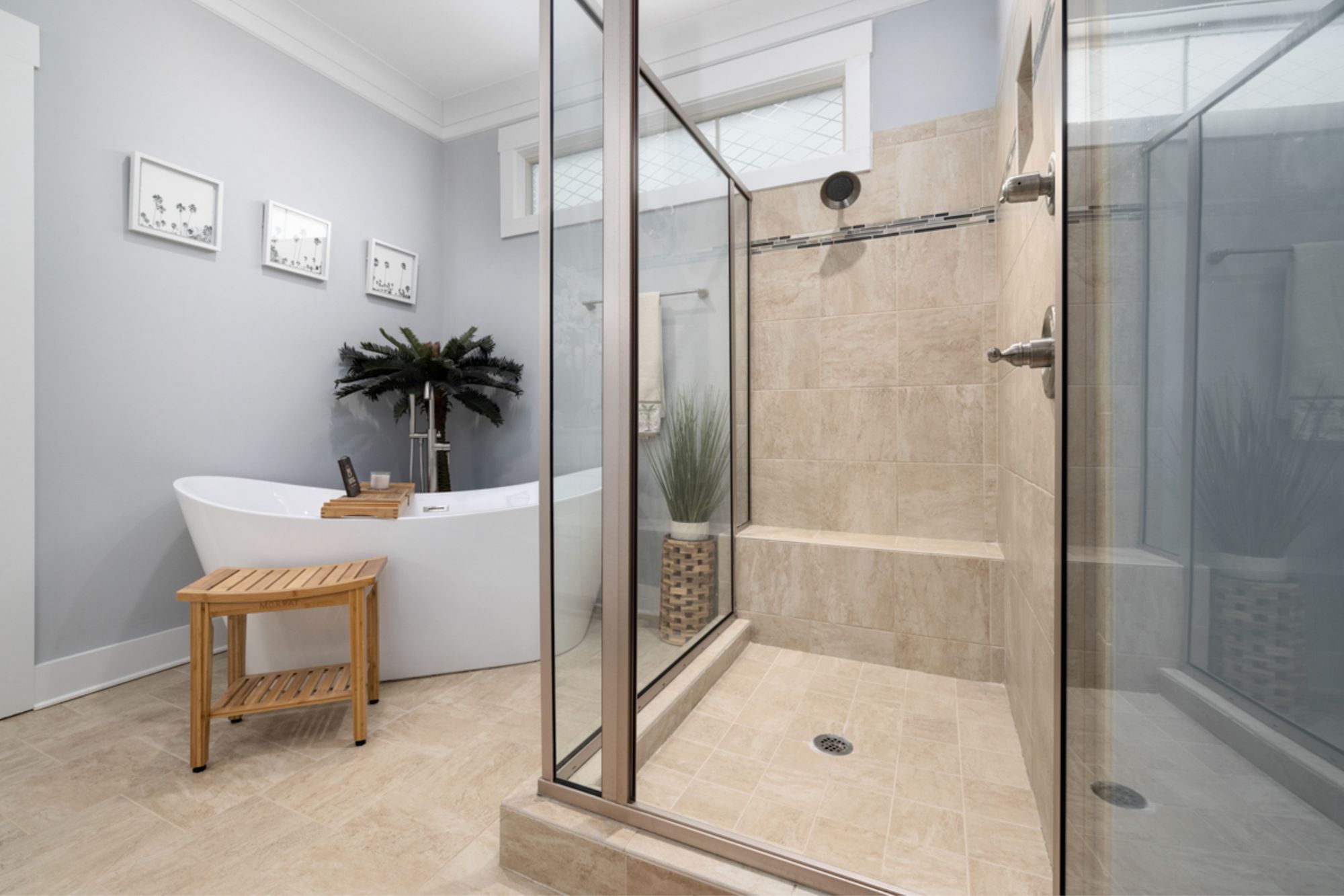 custom shower install