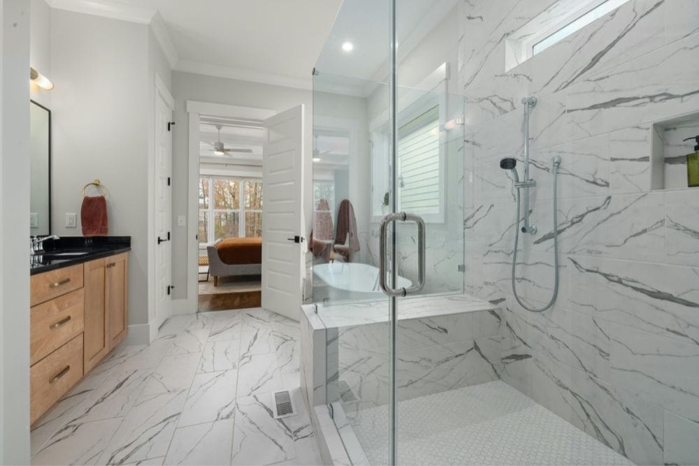 Completed Bathroom Remodel in Holly Springs NC